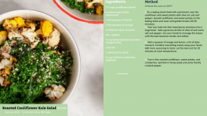 Cauliflower Kale Salad